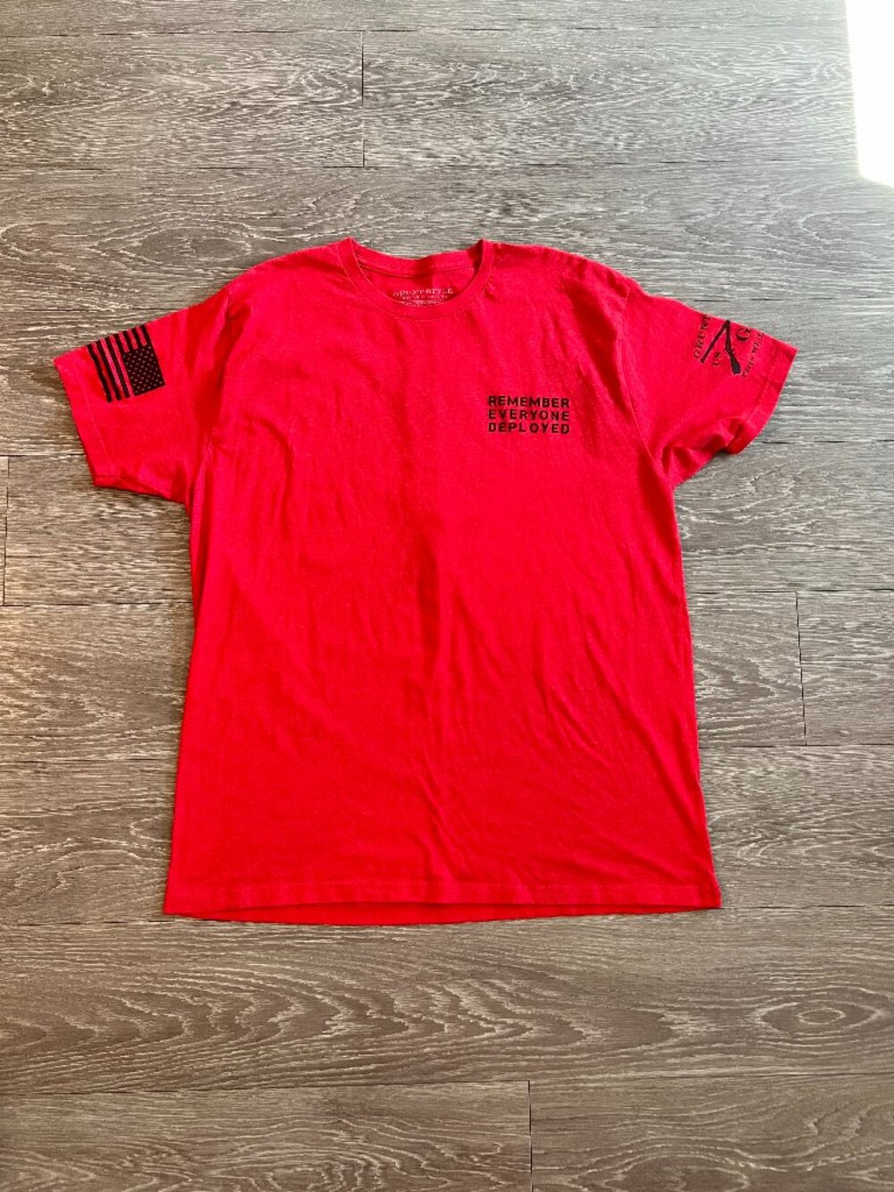 Grunt Style "Mission R.E.D" T-Shirt, Red, XXL